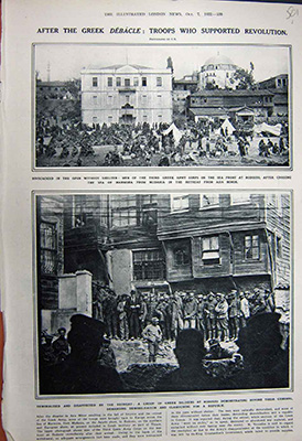 Clipping of Newspaper article in London News